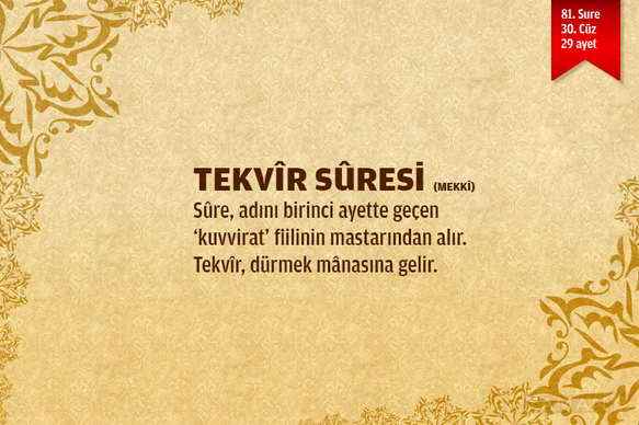 Tekvir Suresi