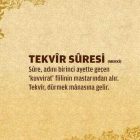 Tekvir Suresi